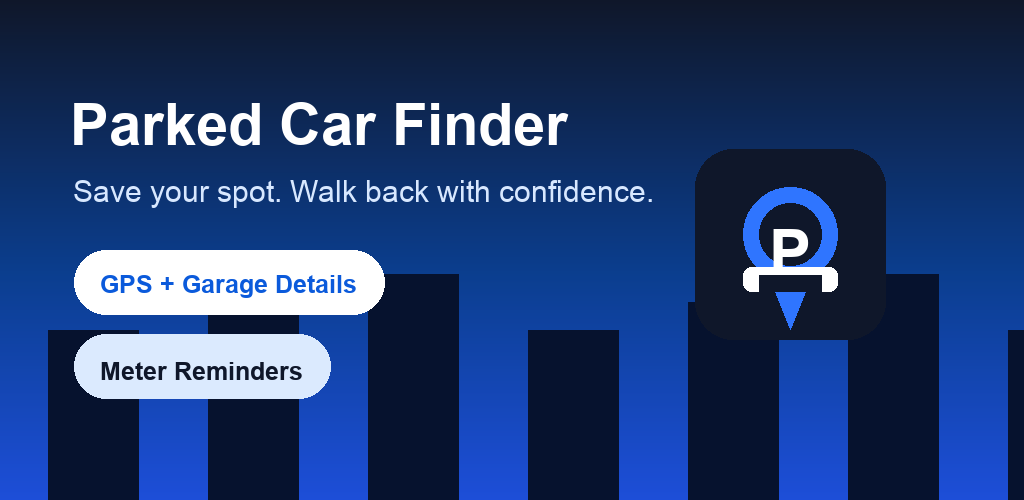 Parked Car Finder app preview